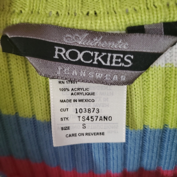 Cropped sleeveless 90s Rockies Sweater - Picture 3 of 3